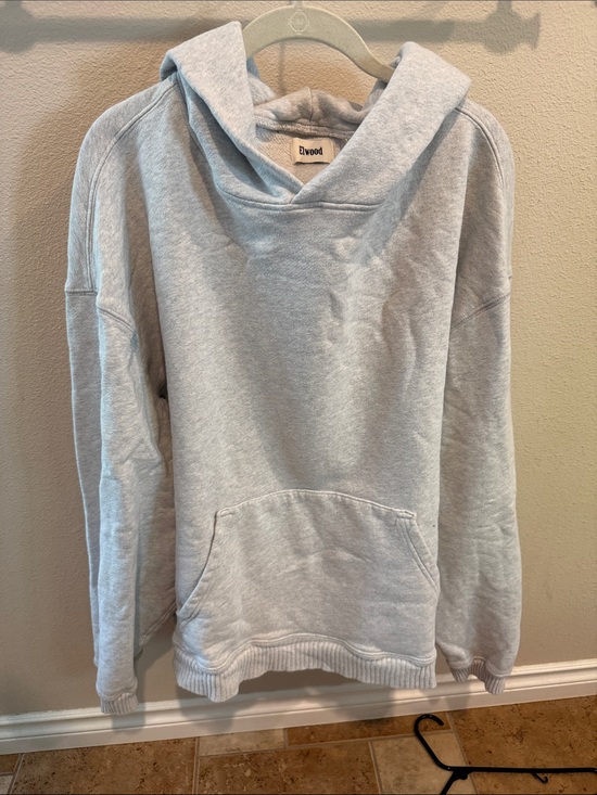 Elwood Tops - Elwood Light Gray Pullover Hoodie